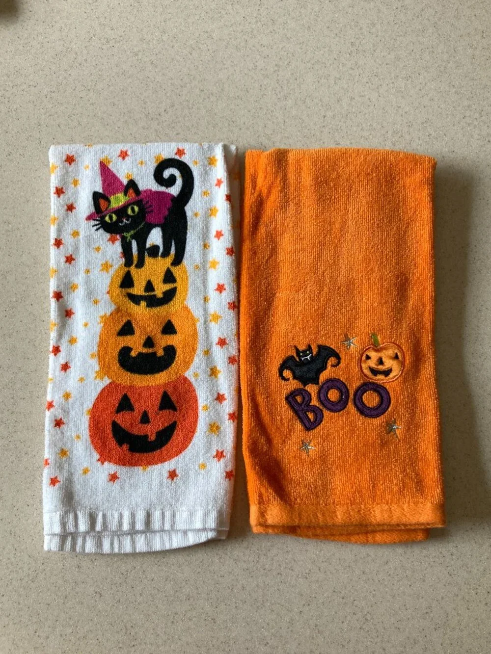 Kitchen Towels  6 pc. Fall Bundle - Gather Thankful Halloween Floral